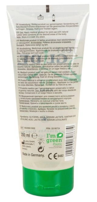 Just Glide Bio Anal - Organiczny Lubrykant Analny Na Bazie Wody 200 ml