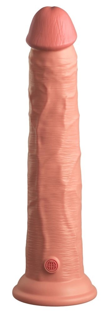 King Cock Elite - Realistyczne Silikonowe Dildo Z Przyssawką 25 CM Jasny Kolor Skóry