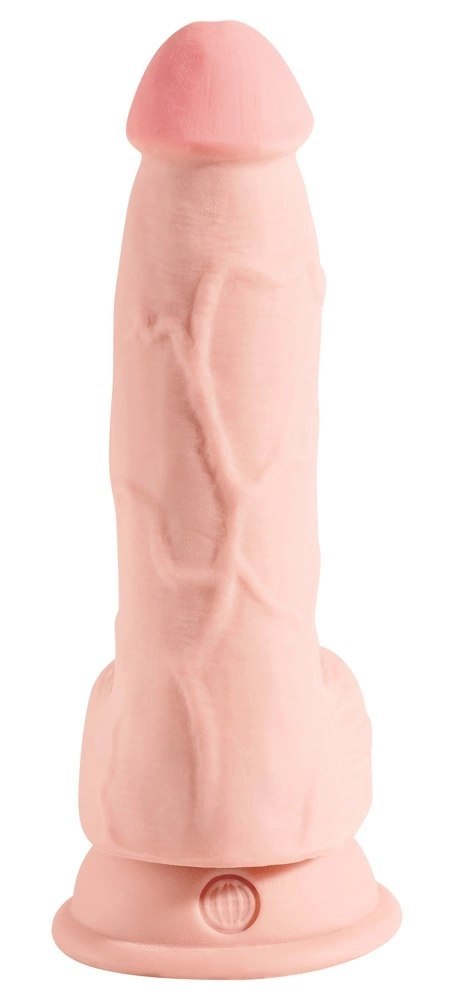 King Cock Plus - Realistyczne Dildo Z Jądrami I Przyssawką 13 CM Jasny Kolor Skóry