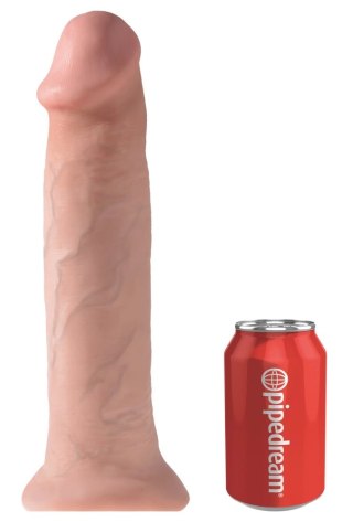 King Cock - Realistyczne Naturalne Dildo Z Żyłkami I Żołędziem 36 CM Jasny Kolor Skóry