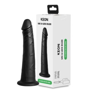 Kiiroo - Dildo Z Blokadą Próżniową Czarne Do Keon Sexmachine 19 cm