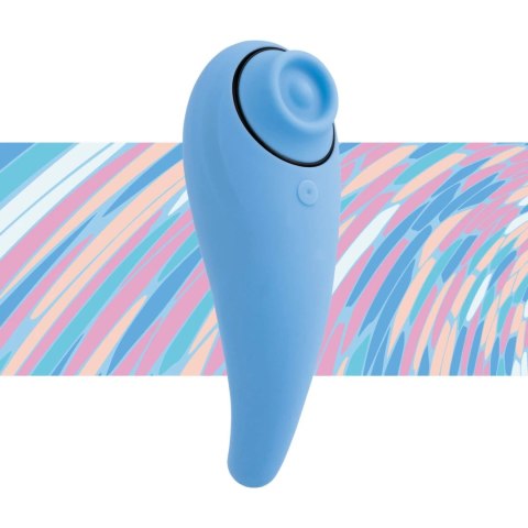 FeelzToys - FemmeGasm Tapping & Tickling Vibrator Turkusowy