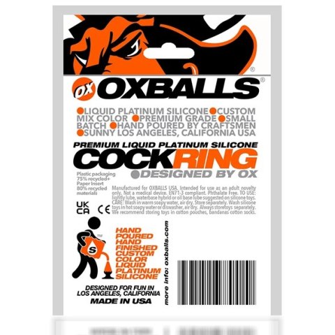 Oxballs - Cock-Lug Lugged Pierścień Na Penisa Czarny