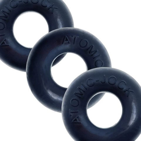 Oxballs - Ringer Cockring 3-pack Zestaw 3 Silikonowych Pierścieni Na Penisa Czarne