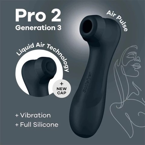 Satisfyer - Pro 2 Stymulator Z Aplikacją I Wymiennymi Końcówkami