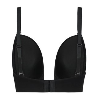 Bye Bra - Biustonosz Ultra Plunge Czarny XXL