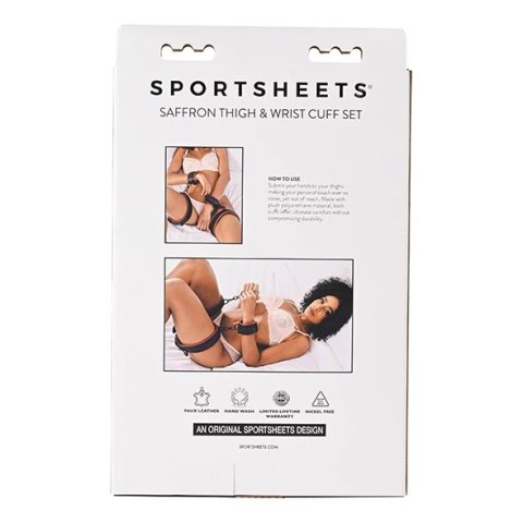 Sportsheets - Zestaw Mankietów Na Uda i Nadgarstki