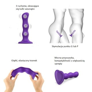 Dildo - Strap-On-Me Dildo Geisha Ball Purple XL