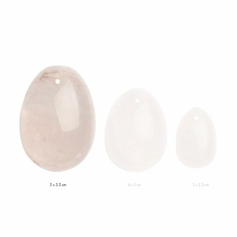 Kulka gejszy - La Gemmes Yoni Egg Rose Quartz L