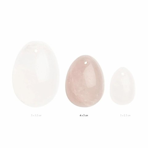 Kulka gejszy - La Gemmes Yoni Egg Rose Quartz M