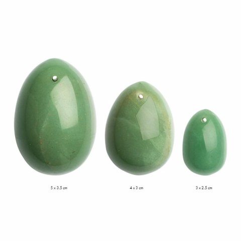 Kulki gejszy - La Gemmes Yoni Egg Set Jade