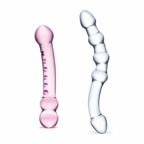 Zestaw szklanych dildo - Glas Double Pleasure Set