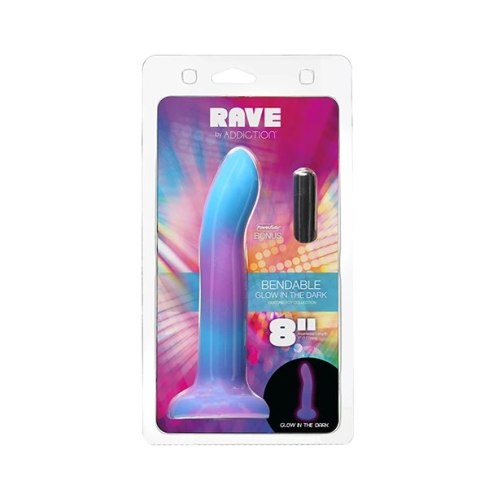 Dildo - Addiction Rave Dong Blue/Purple