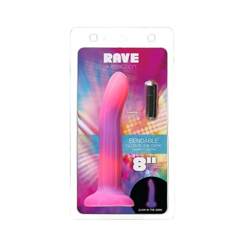 Dildo - Addiction Rave Dong Pink/Purple