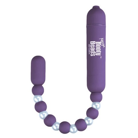 Koraliki analne wibrujące - PowerBullet Mega Booty Beads Violet