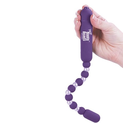 Koraliki analne wibrujące - PowerBullet Mega Booty Beads Violet