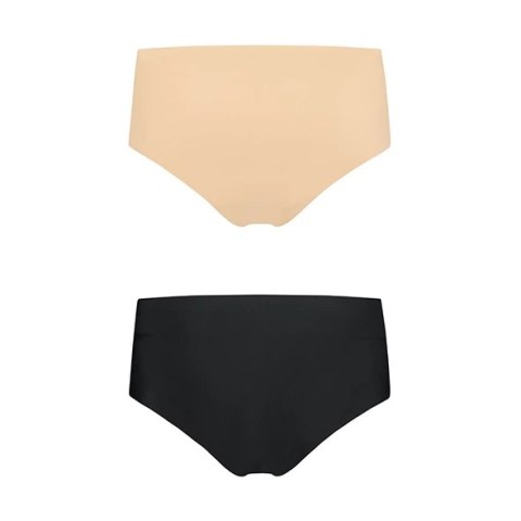 Niewidzialne majtki - Bye Bra Invisible High Brief Nude + Black XXL