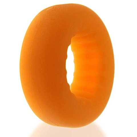 Pierścień erekcyjny - Oxballs Axis Rib Griphold Cockring Orange Ice