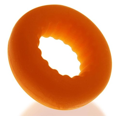 Pierścień erekcyjny - Oxballs Axis Rib Griphold Cockring Orange Ice