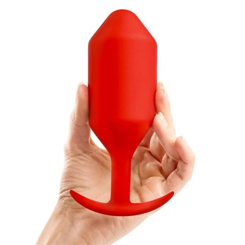 Plug analny - B-Vibe Snug Plug 6 Red