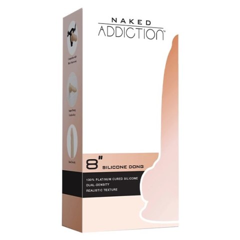 Dildo - Naked Addiction Dual Density Dong 20 cm Vanilla