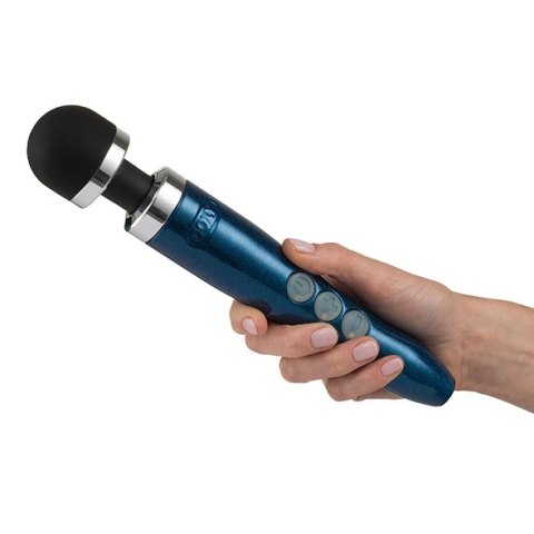 Masażer - Doxy Die Cast 3R Wand Massager Blue Flame