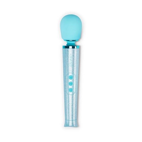 Masażer - Le Wand Petite All That Glimmers Massager Blue