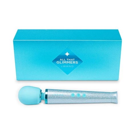 Masażer - Le Wand Petite All That Glimmers Massager Blue