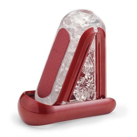 Masturbator z ogrzewaczem - Tenga Flip Zero 0 Red and Flip Warmer Set