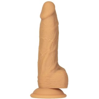 Wibrator - Naked Addiction Rotating & Vibrating Dong with Remote 20 cm Caramel