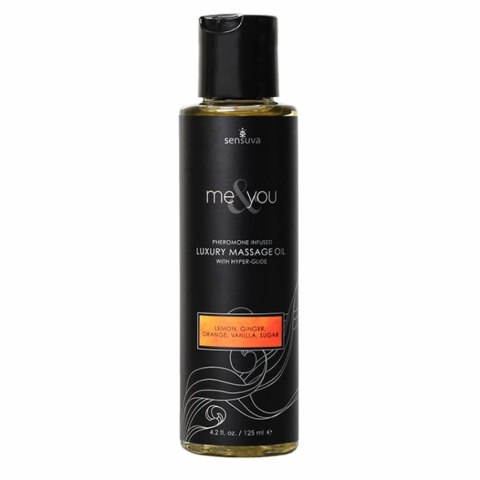 Olejek do masażu - Sensuva Me & You Lemon, Ginger, Orange, Vanilla & Sugar Massage Oil 125 ml