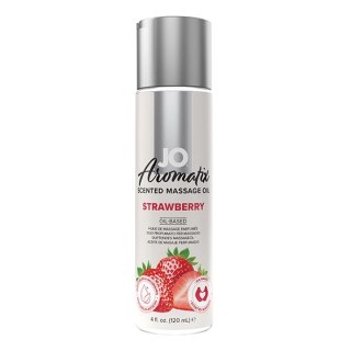 Olejek do masażu - System JO Aromatix Massage Oil Strawberry 120 ml