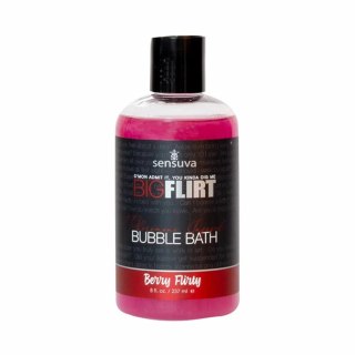 Płyn do kąpieli - Sensuva Big Flirt Pheromone Bubble Bath Berry Flirty 237 ml