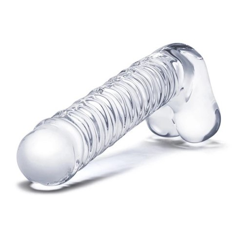 Szklane dildo - Glas Realistic Ribbed