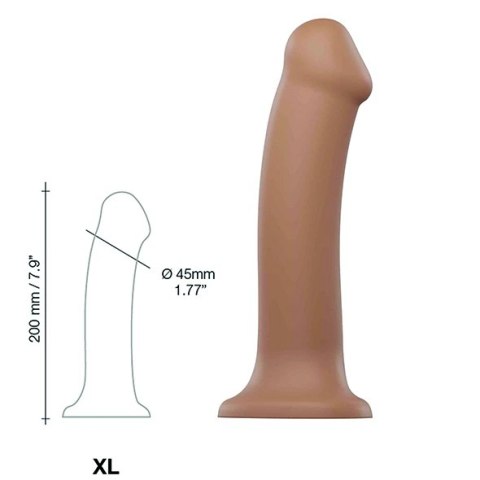 Dildo - Strap-On-Me Dual Density Bendable Dildo Caramel XL