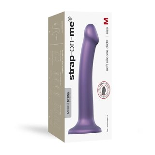 Dildo - Strap-On-Me Mono Density Dildo Metallic Shine Purple