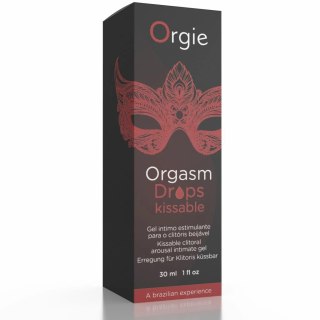 Krople stymulujące - Orgie Orgasm Drops Kissable Clitoral Arousal 30 ml