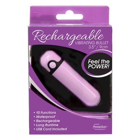 Wibrator - PowerBullet Rechargeable Vibrating Bullet Purple