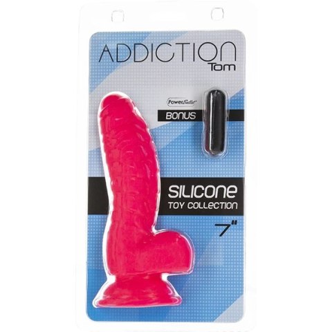 Dildo - Addiction Tom Dong 18 cm Hot Pink