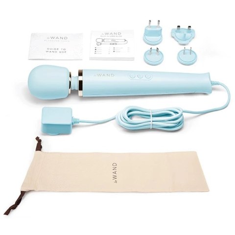 Masażer - Le Wand Plug-In Massager Sky Blue