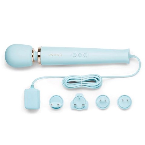 Masażer - Le Wand Plug-In Massager Sky Blue