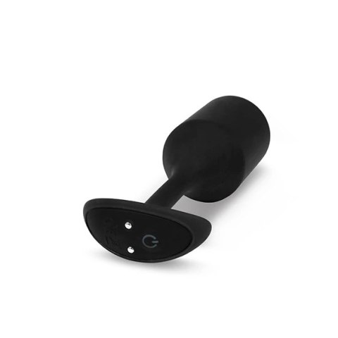 Plug analny wibrujący - B-Vibe Vibrating Snug Plug 4 Black