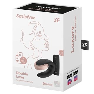 Wibrator dla par - Satisfyer Double Love Black