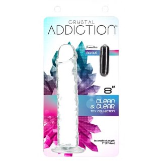 Dildo - Addiction Crystal Addiction Vertical Dildo 20 cm