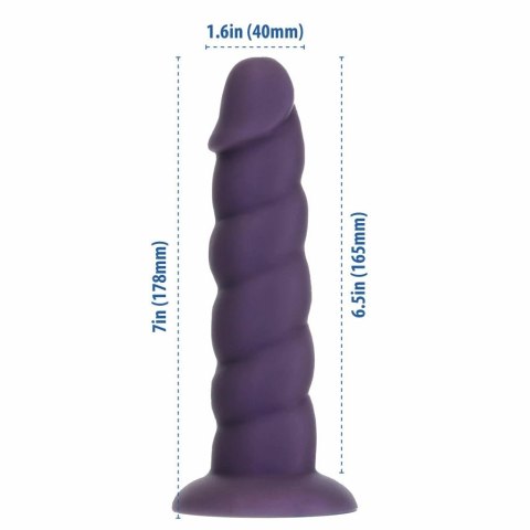 Dildo - Addiction Fantasy Addiction 18 cm Unicorn Purple