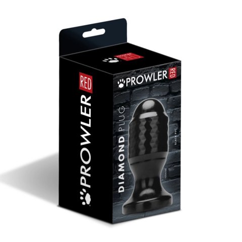 Korek analny z diamentem Prowler Red