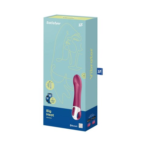 Zakrzywiony wibrator Big Heat Satisfyer