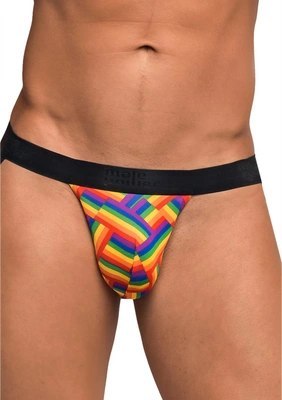 Stringi z otwartym tyłem Jock SM pride Male Power