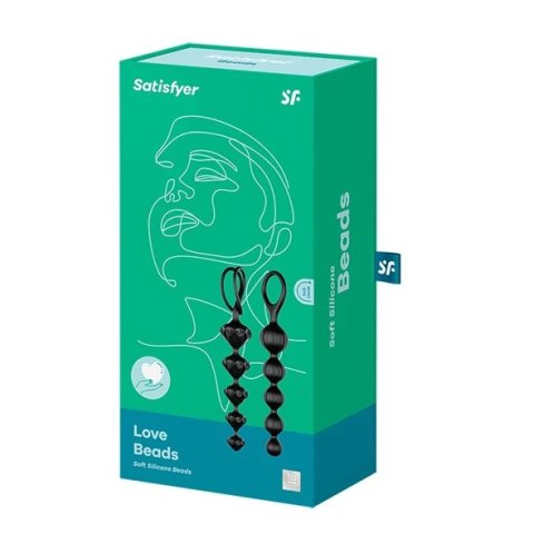 Koraliki analne - Satisfyer Love Beads Black