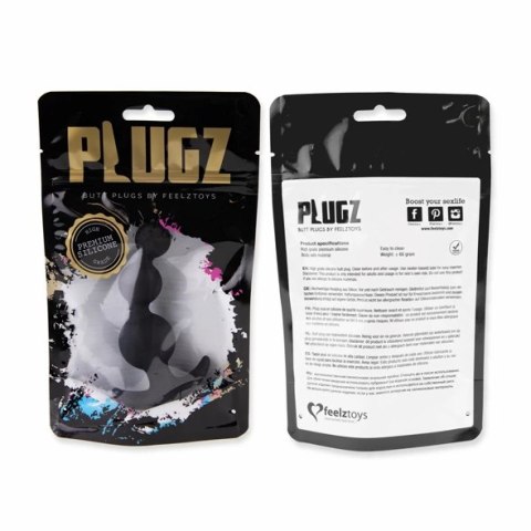 Plug analny - FeelzToys Plugz Butt Plug Black Nr. 4